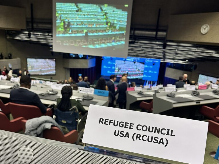 RCUSA Joins the 2025 Global Refugee Forum Progress Review in Geneva